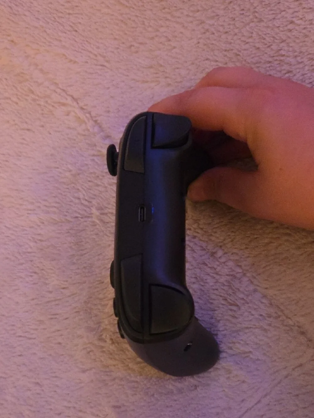 Nintendo Black Wireless Game Controller with Green Accent
